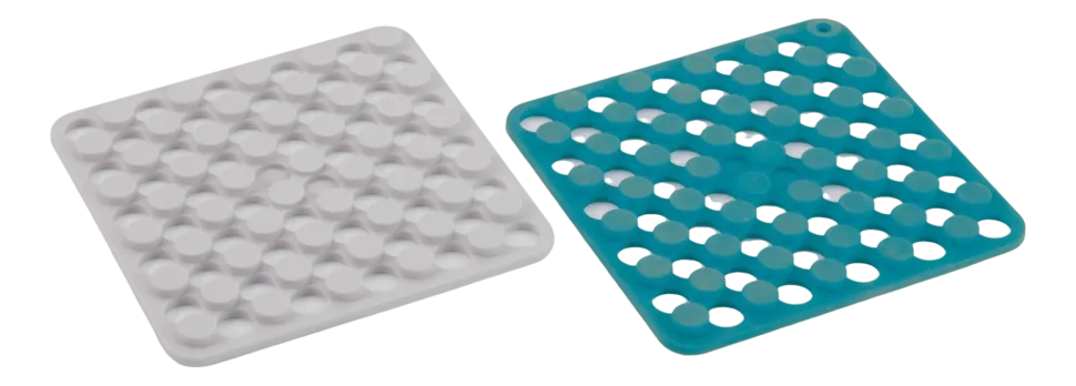 Onderzetter Joseph Joseph Duo Silicone Trivets Blauw/Wit (2-delig)