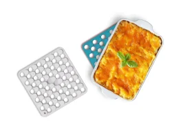 Onderzetter Joseph Joseph Duo Silicone Trivets Blauw/Wit (2-delig)