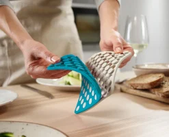 Onderzetter Joseph Joseph Duo Silicone Trivets Blauw/Wit (2-delig)