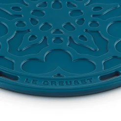 Le Creuset Onderzetter Silicone French Trivet Deep Teal 20 cm Best