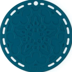 Le Creuset Onderzetter Silicone French Trivet Deep Teal 20 cm Best