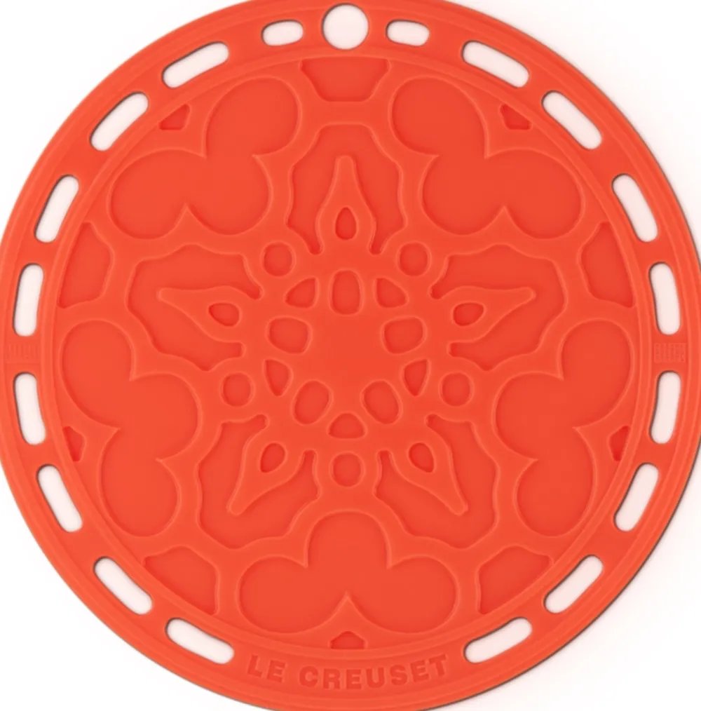Le Creuset Onderzetter Silicone French Trivet Oranjerood 20 cm Best