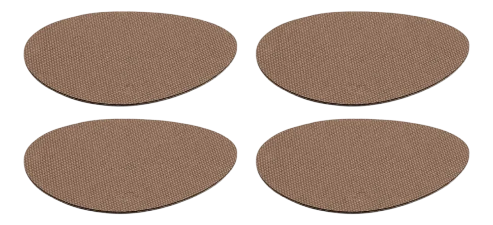 Onderzetter Leonardo Gocce Bruin (Set van 4)