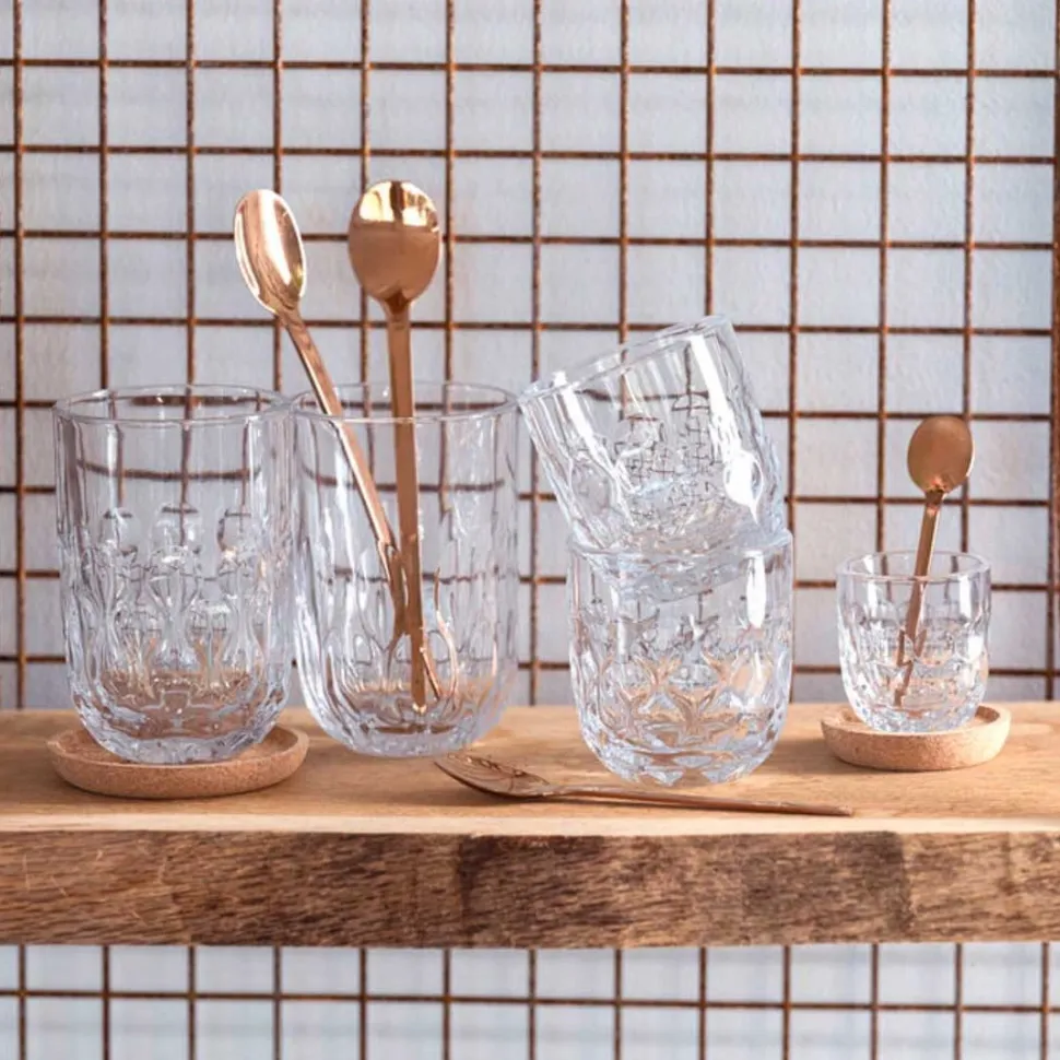 Onderzetter Leonardo Gocce 9 cm (Set van 4)