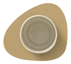 Onderzetter Lind DNA Curve Corduroy Nupo Khaki (Set van 4)