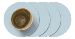 Onderzetter Lind DNA Glass Mat Circle Nupo Soft Sky (Set van 4)