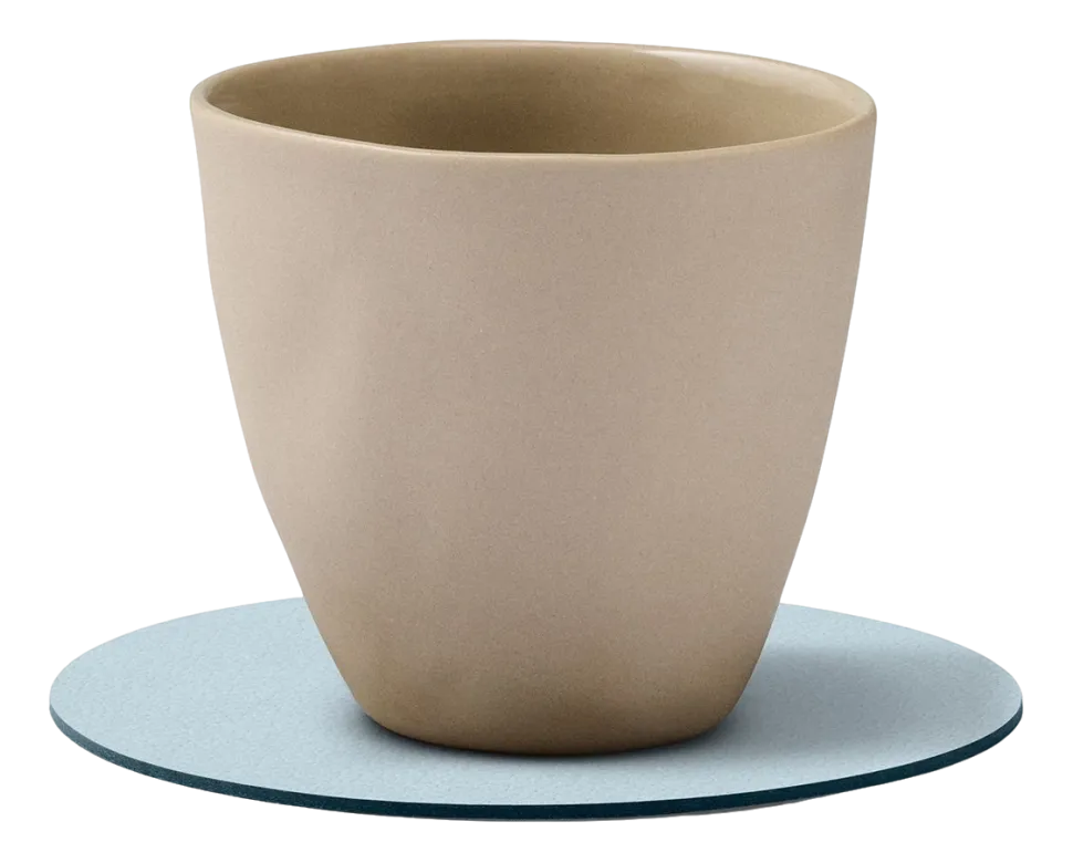 Onderzetter Lind DNA Glass Mat Circle Nupo Soft Sky (Set van 4)