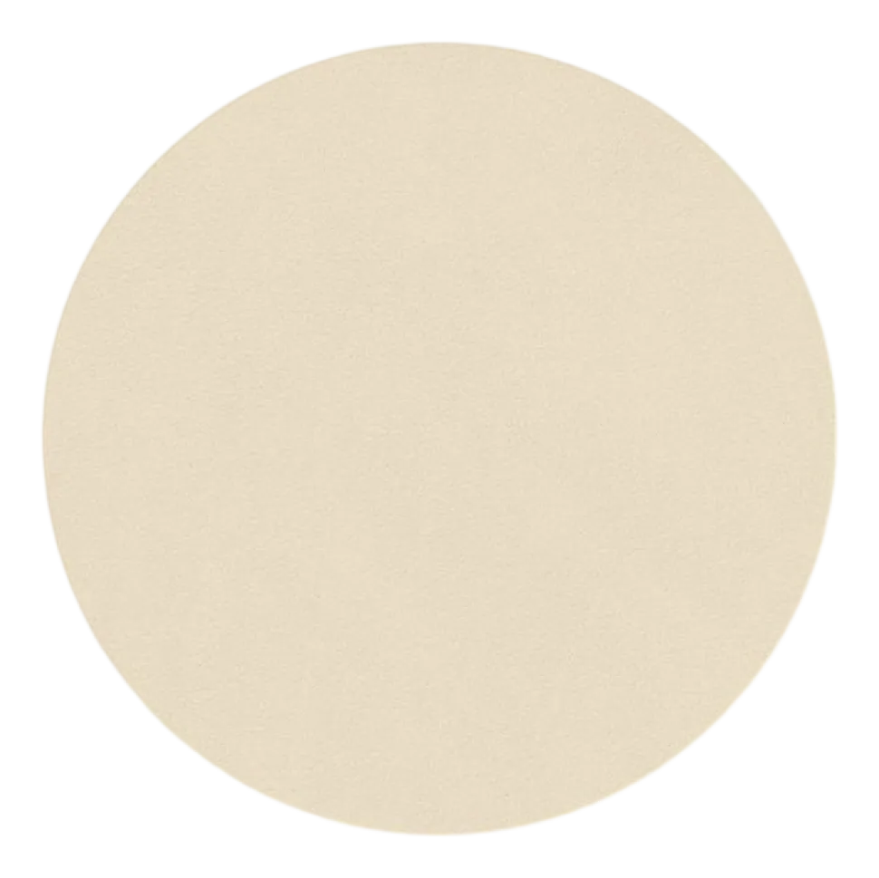Onderzetter Lind DNA Glass Mat Circle Nupo Vanilla (Set van 4)