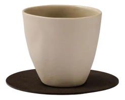 Onderzetter Lind DNA Glass Mat Circle Nupo Hazel (Set van 4)