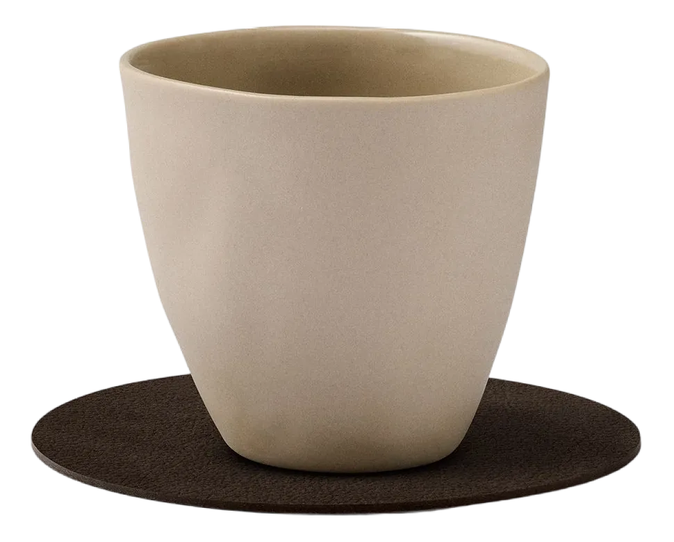 Onderzetter Lind DNA Glass Mat Circle Nupo Hazel (Set van 4)