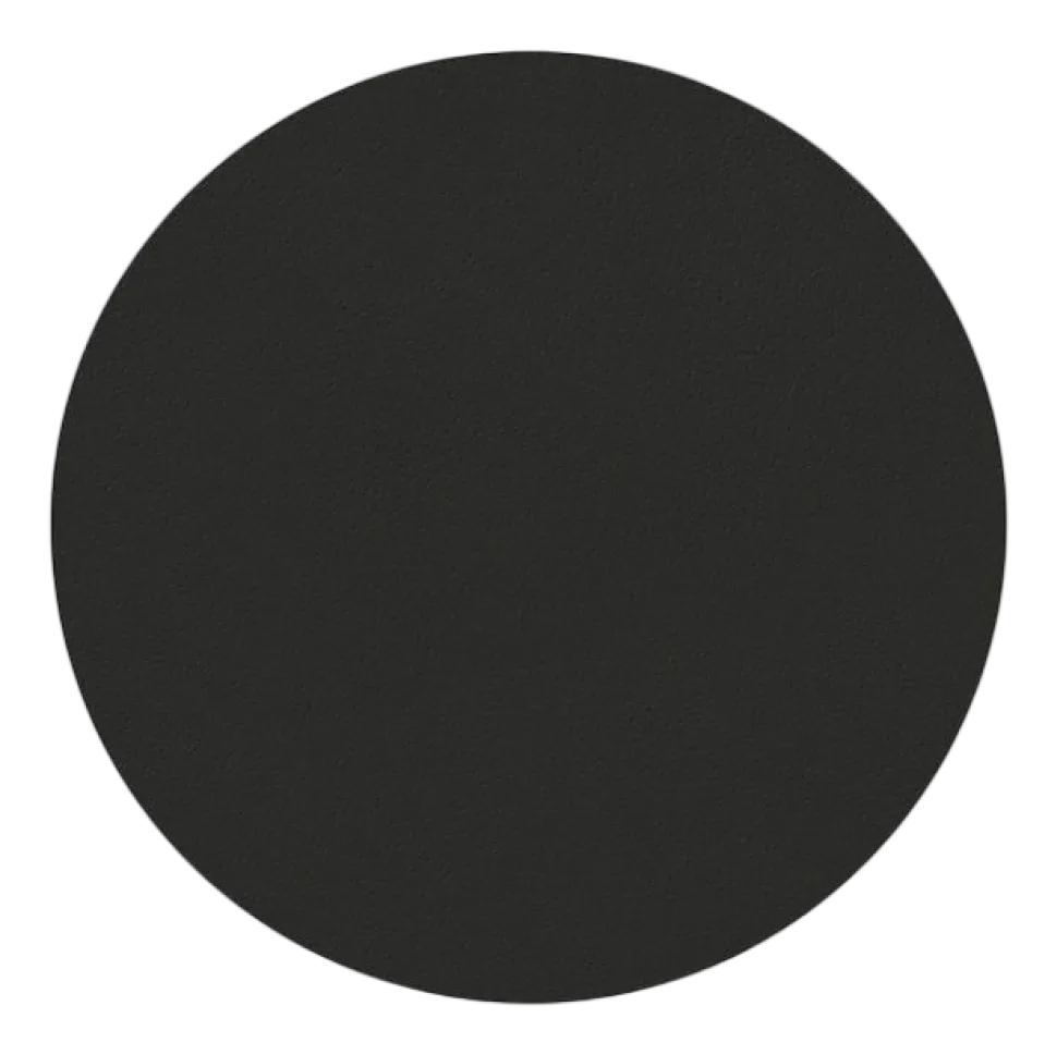 Onderzetter Lind DNA Glass Mat Circle Nupo Black Ink (Set van 4)