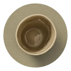 Lind DNA Onderzetter Glass Mat Circle Corduroy Nupo Herbal Dust (Set van 4) Hot