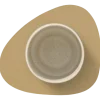 Lind DNA Onderzetter Glass Mat Curve Nupo Khaki (Set van 4) Sale