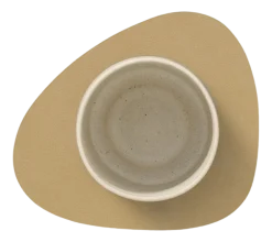 Lind DNA Onderzetter Glass Mat Curve Nupo Khaki (Set van 4) Sale