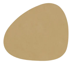 Lind DNA Onderzetter Glass Mat Curve Nupo Khaki (Set van 4) Sale