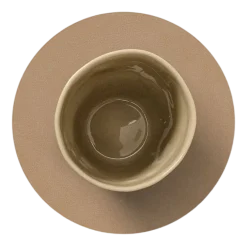 Lind DNA Onderzetter Glass Mat Circle Nupo Nougat (Set van 4) Best