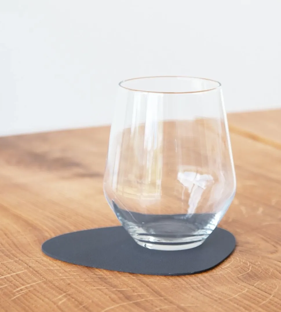 Onderzetter Lind DNA Glass Mat Curve Nupo Dark Blue (Set van 4)