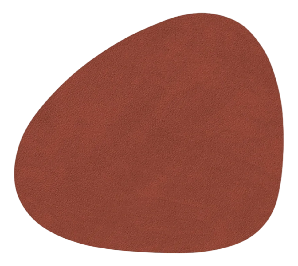 Onderzetter Lind DNA Glass Mat Curve Nupo Sienna (Set van 4)