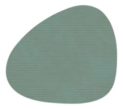 Lind DNA Onderzetter Glass Mat Curve Corduroy Nupo Pastel Green (Set van 4) Sale