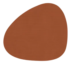 Lind DNA Onderzetter Glass Mat Curve Corduroy Nupo Rust (Set van 4)