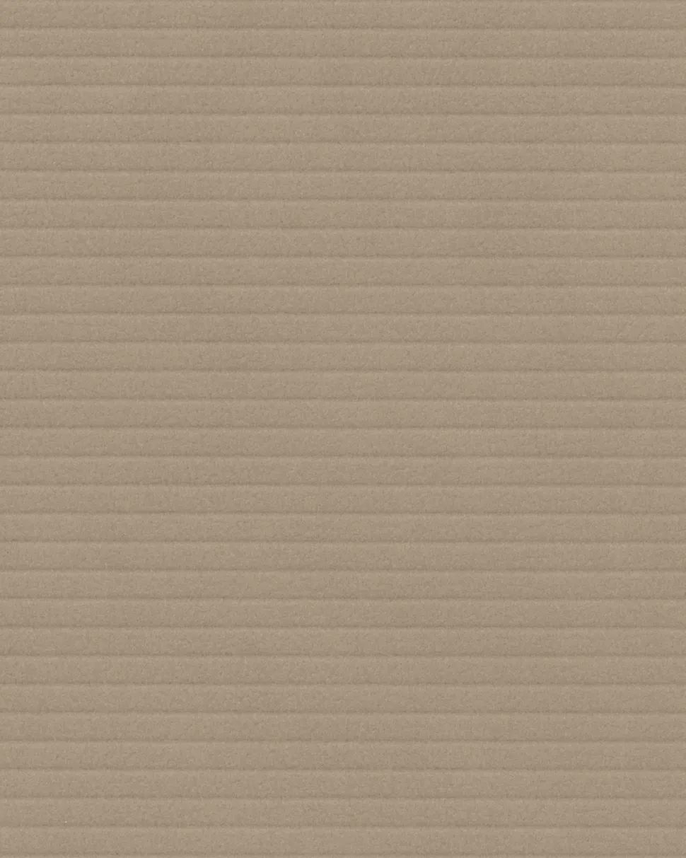 Onderzetter Lind DNA Glass Mat Circle Corduroy Nupo Clay Brown (Set van 4)