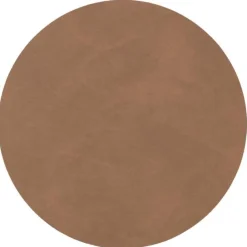 Onderzetter Lind DNA Glass Mat Circle Nupo Brown (Set van 4)