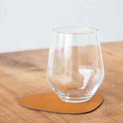 Lind DNA Onderzetter Glass Mat Curve Nupo Burned Curry (Set van 4) Hot