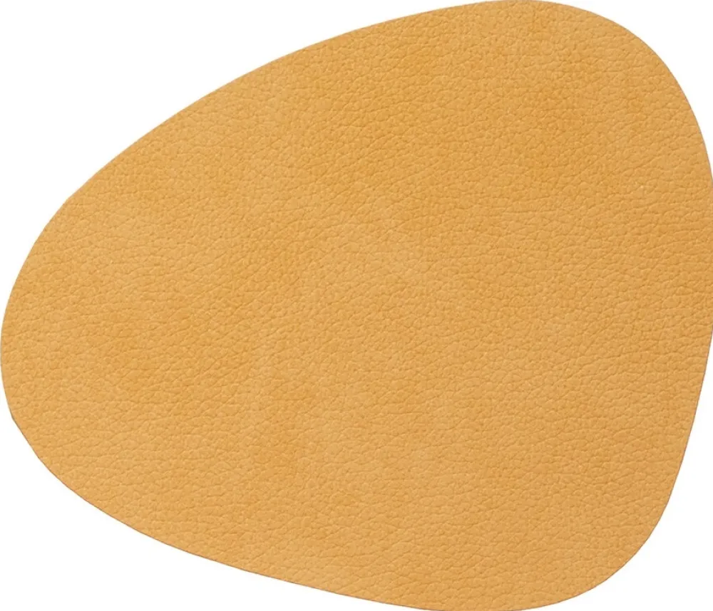 Lind DNA Onderzetter Glass Mat Curve Nupo Burned Curry (Set van 4) Hot