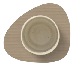 Lind DNA Onderzetter Glass Mat Curve Corduroy Nupo Clay Brown (Set van 4) Discount