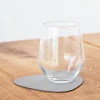 Onderzetter Lind DNA Glass Mat Curve Nupo Light Grey (Set van 4)