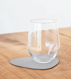 Onderzetter Lind DNA Glass Mat Curve Nupo Light Grey (Set van 4)