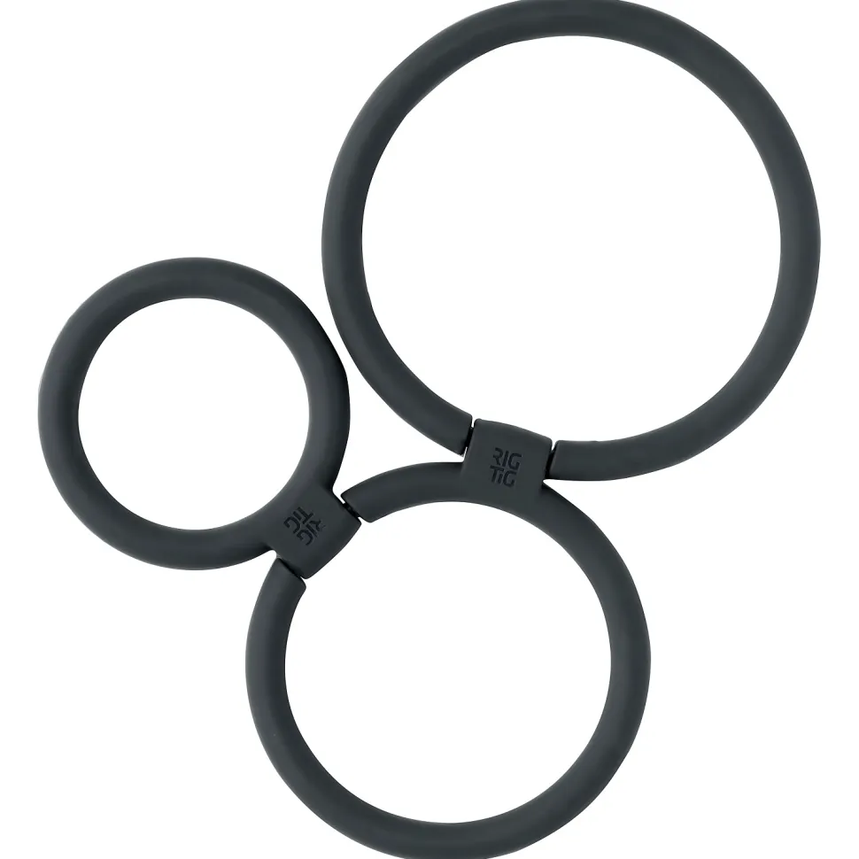 Onderzetter Rig-Tig Circles Black