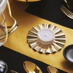 Sambonet Onderzetter Kyma Mirror PVD Gold 12 cm Outlet