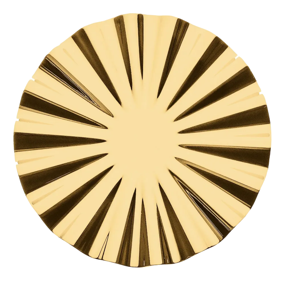 Sambonet Onderzetter Kyma Mirror PVD Gold 12 cm Outlet