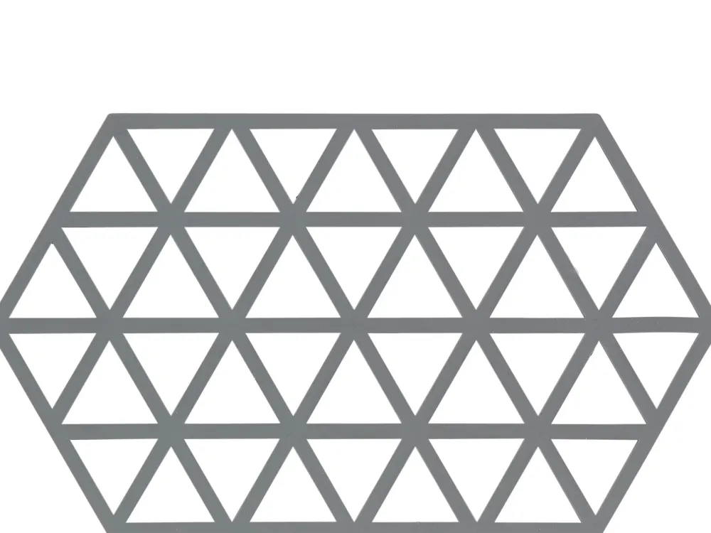 Zone Denmark Onderzetter Dubbel Triangles Cool Grijs New