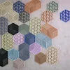 Onderzetter Zone Denmark Hexagon Black 24 cm