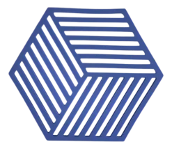 Onderzetter Zone Denmark Hexagon Indigo 16 cm