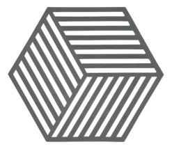 Zone Denmark Onderzetter Hexagon Warm Grey 16 cm Outlet