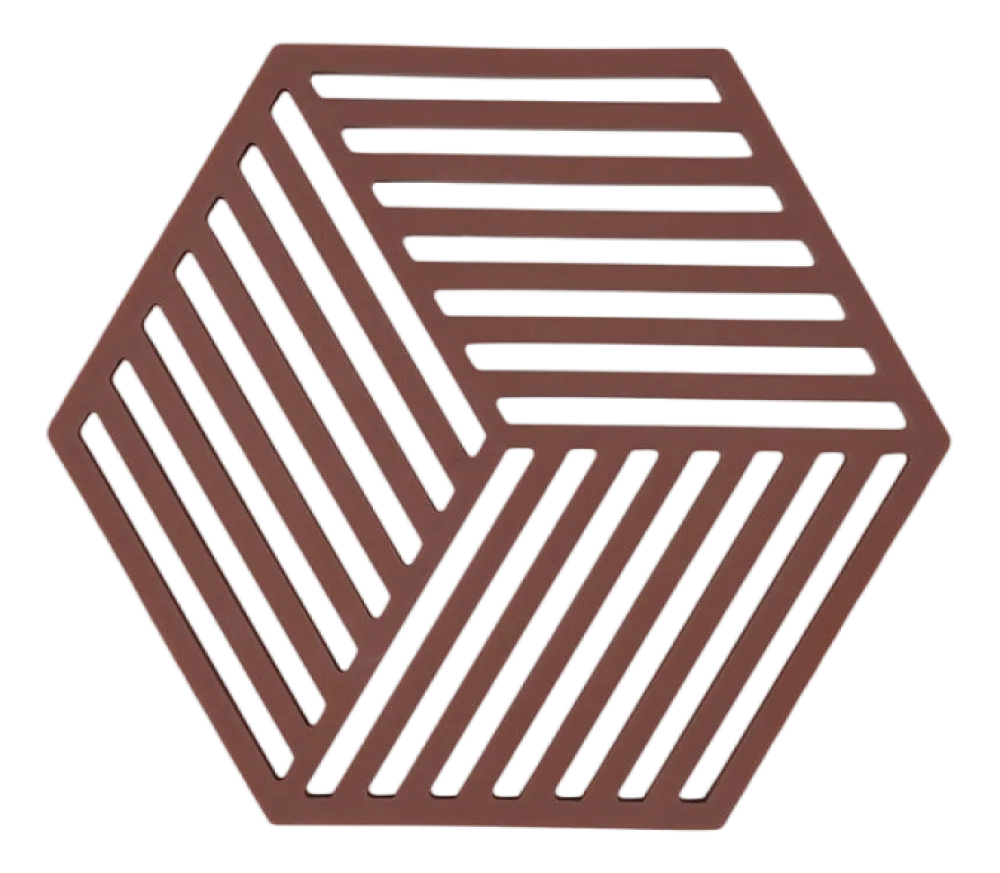 Zone Denmark Onderzetter Hexagon Burgundy 16 cm Best