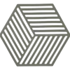 Zone Denmark Onderzetter Hexagon Olive Green 16 cm Outlet