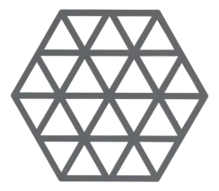 Zone Denmark Onderzetter Triangles Cool Grey 16 cm Sale
