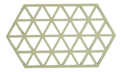Zone Denmark Onderzetter Triangles Matcha Green 24 cm Sale