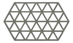 Onderzetter Zone Denmark Triangles Olive Green 24 cm