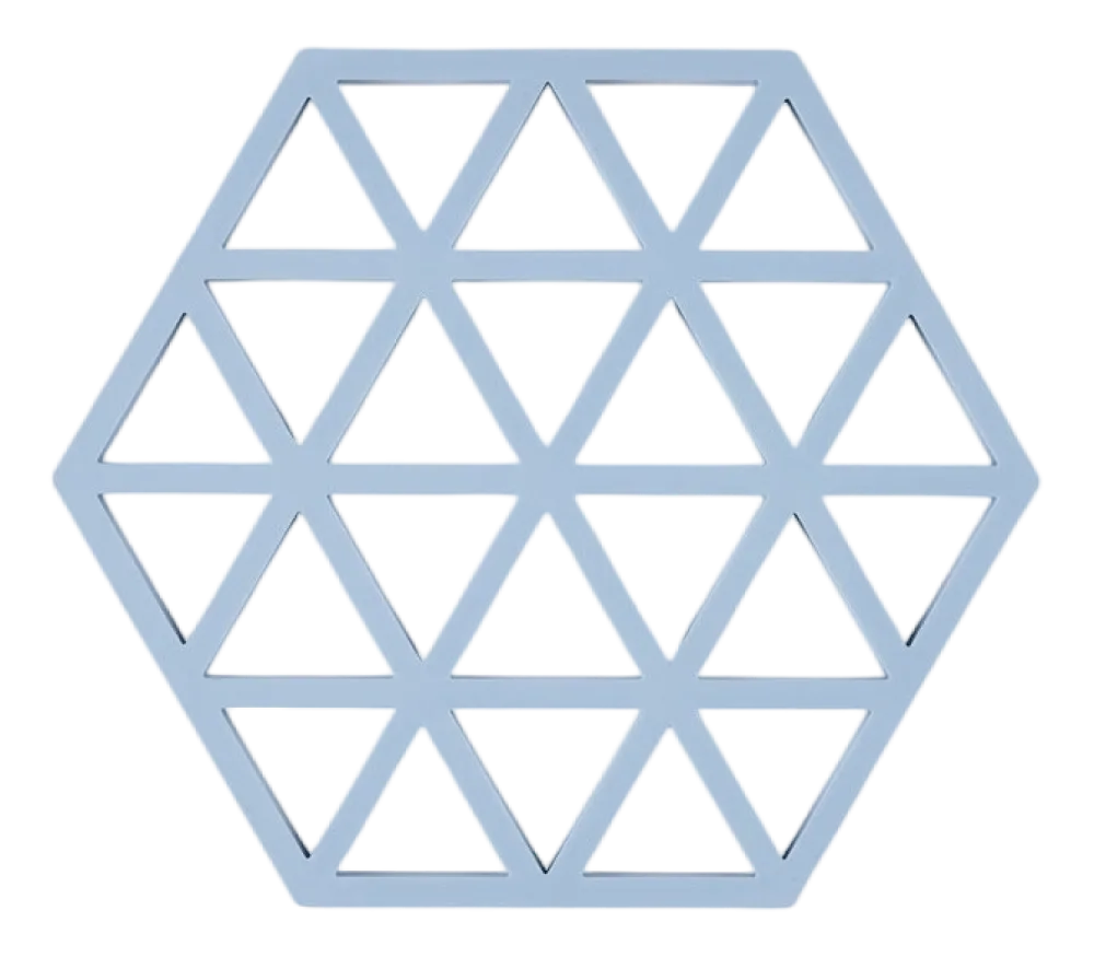 Zone Denmark Onderzetter Triangles Blue 16 cm Hot