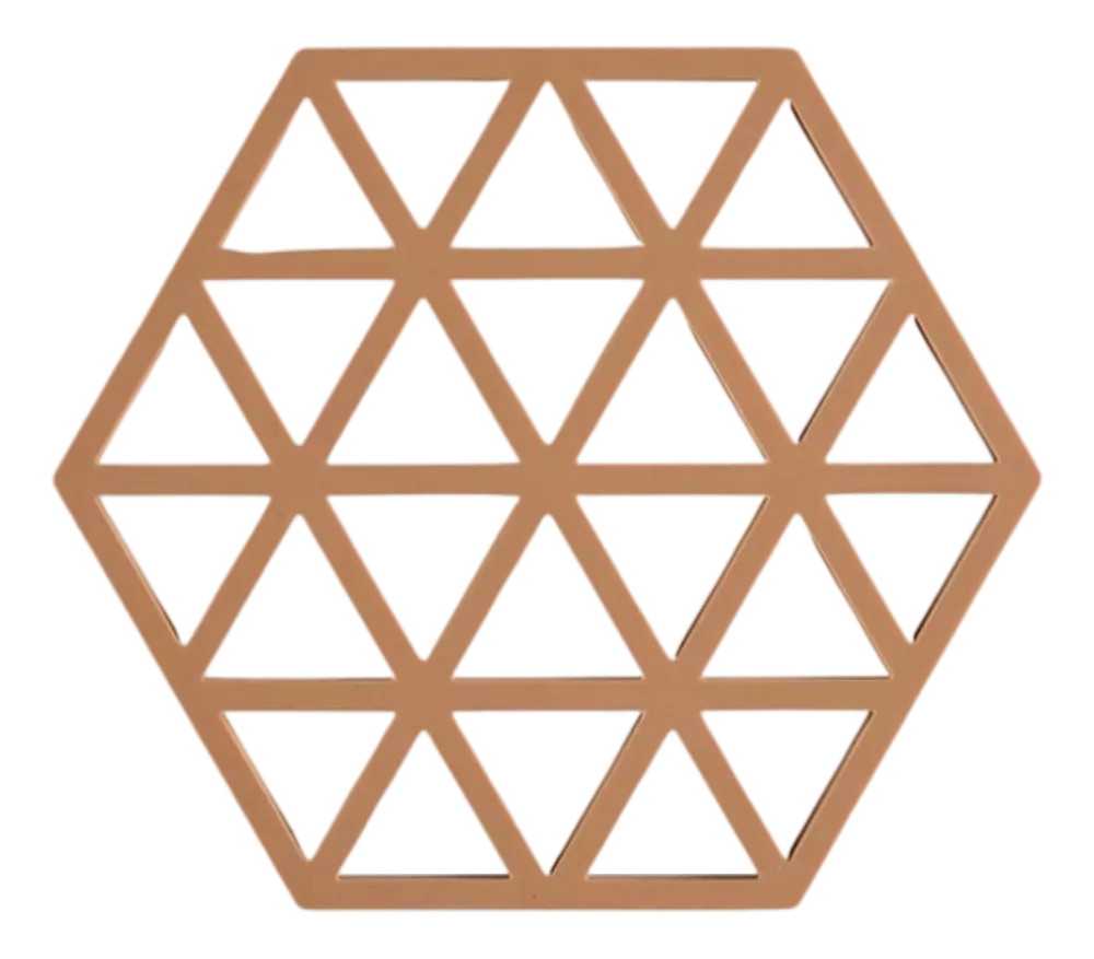 Zone Denmark Onderzetter Triangles Light Terracotta 16 cm Best
