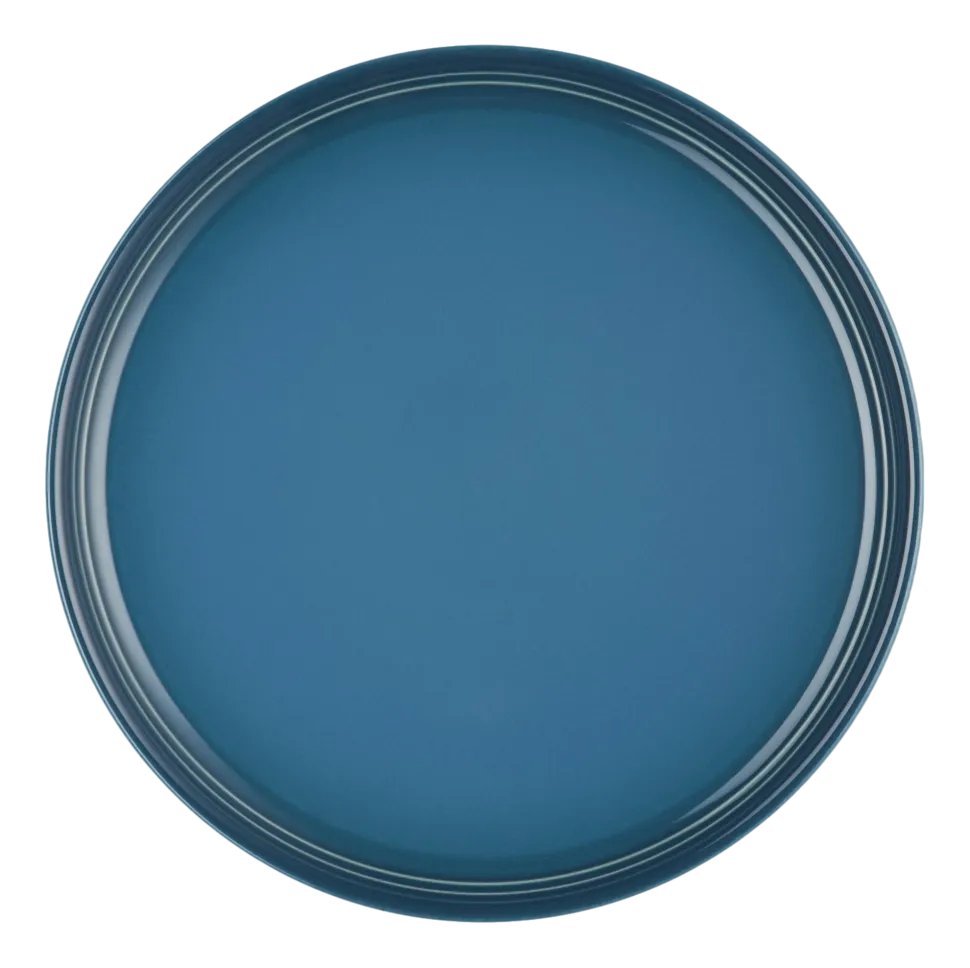 Ontbijtbord Le Creuset Coupe Deep Teal 22 cm (4-Delig)