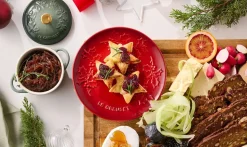 Ontbijtbord Le Creuset Holly Kersenrood 19 cm (4-Delig)