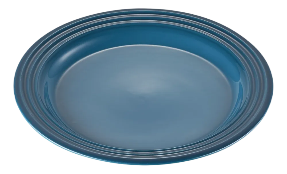 Le Creuset Ontbijtbord Vancouver Deep Teal 22 cm (Set van 4) Hot