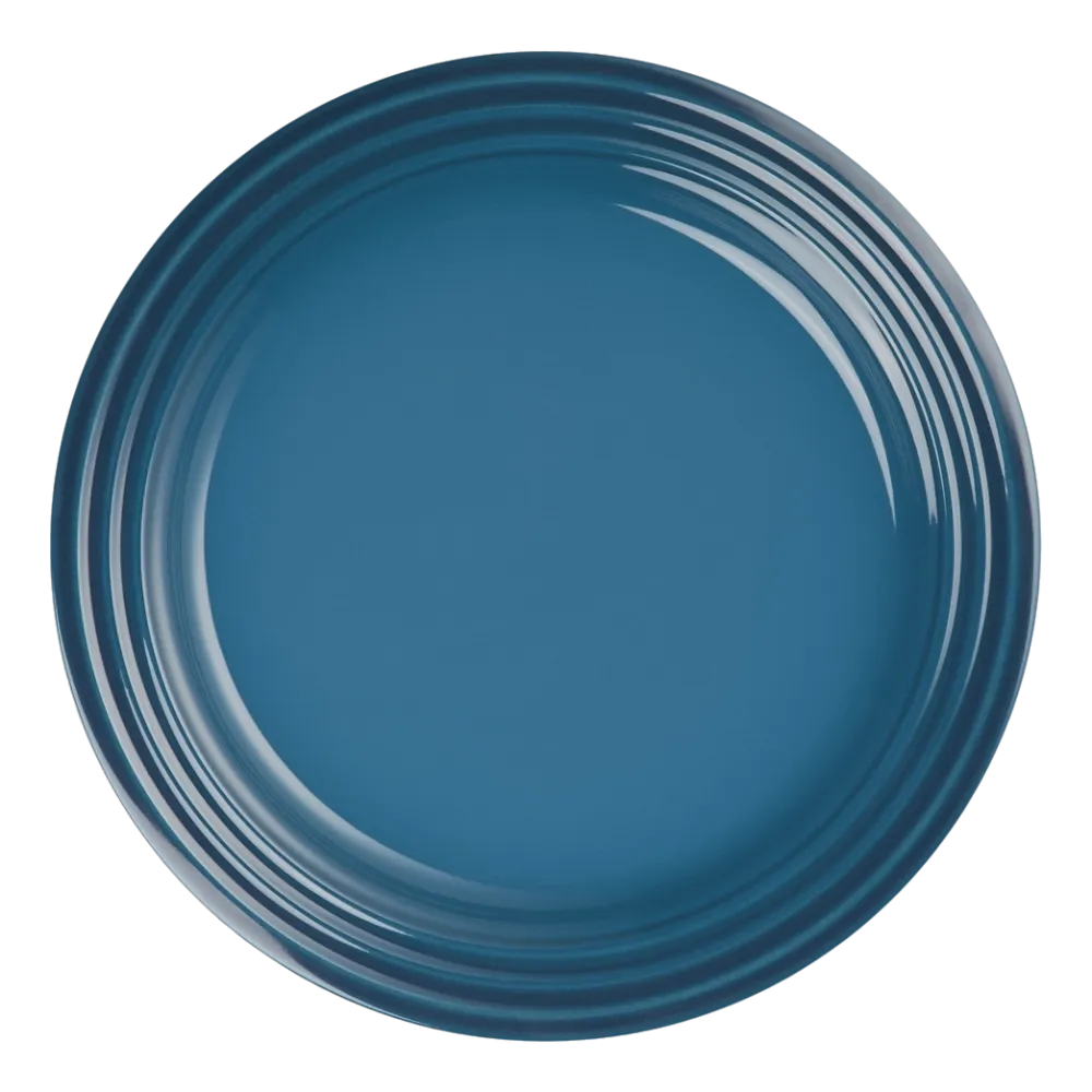 Le Creuset Ontbijtbord Vancouver Deep Teal 22 cm (Set van 4) Hot
