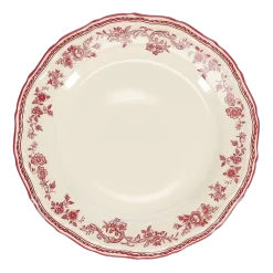 Salt & Pepper Ontbijtbord Cyril Burgundy Ivory / Burgundy 21 cm (Set van 4) Online